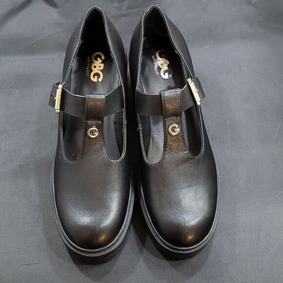 BRAND NEW GBG LOS ANGELES CHUNKY T BAR MARY JANE SHOES - Picture 4 of 16